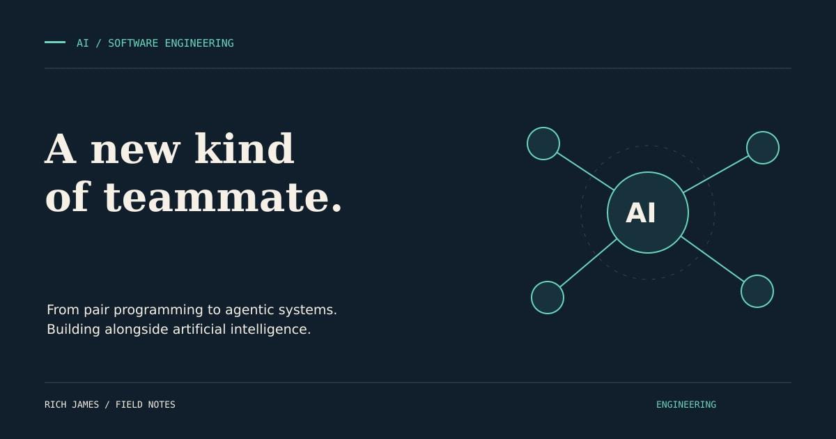 A new kind of teammate: an AI node connected to a network of collaborating agents.